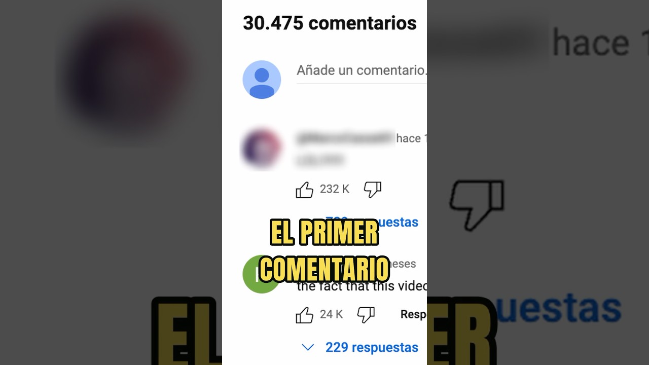 El PRIMER Comentario de Youtube
