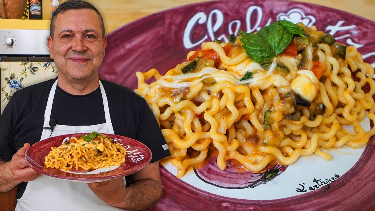 FUSILLI ALL'ORTOLANA - Ricetta GOLOSA e FACILE da preparare