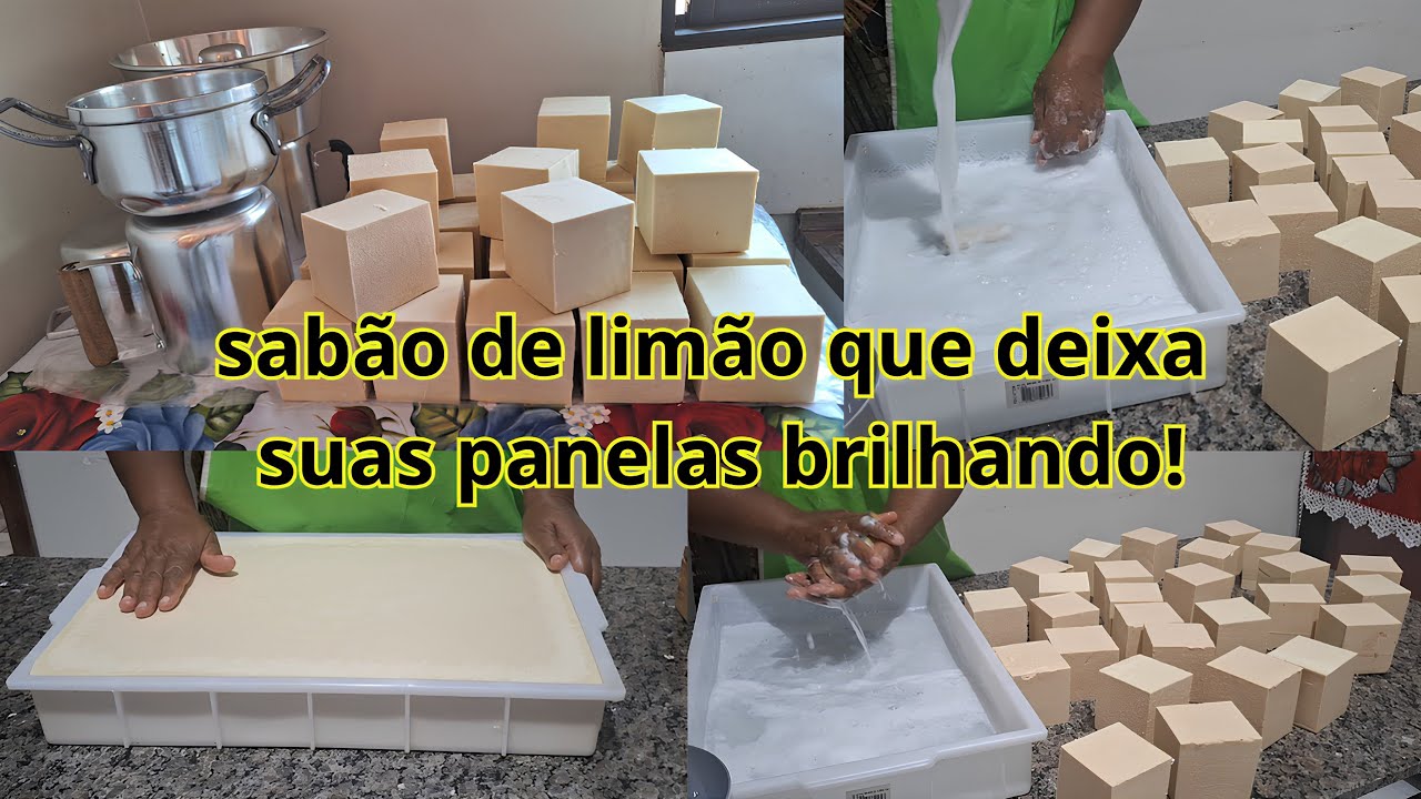 SABÃO DE LIMÃO QUE DEIXA SUAS PANELAS BRILHANDO! VEM CORRENDO CONHECER ESSA MARAVILHA!