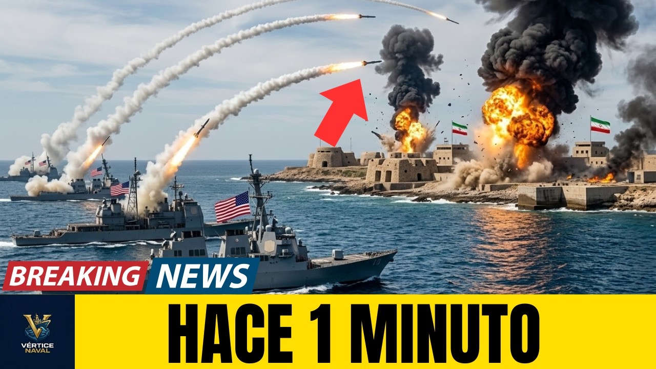 ¡DESASTRE para Irán! La Marina de EE. UU. Ataca el Puerto de Bandar Abbas en 15 Segundos