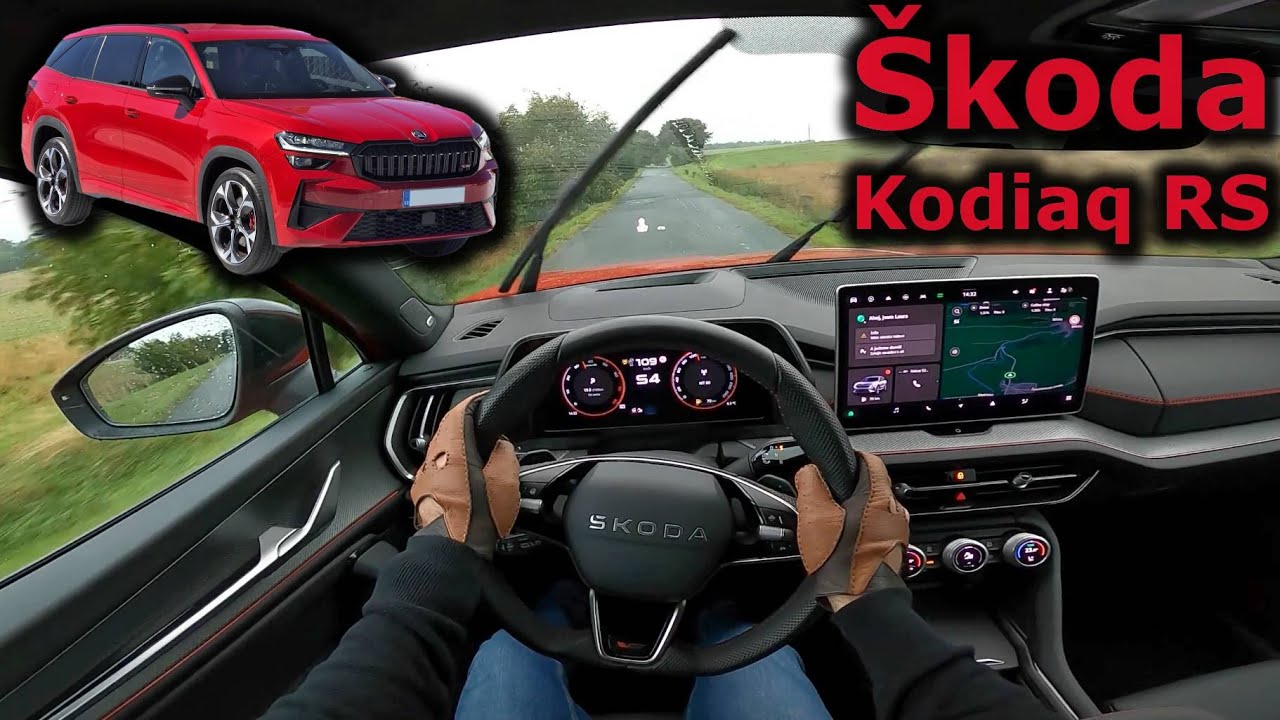 2025 Škoda Kodiaq RS | 265hp Wet Road Test | POV Driving