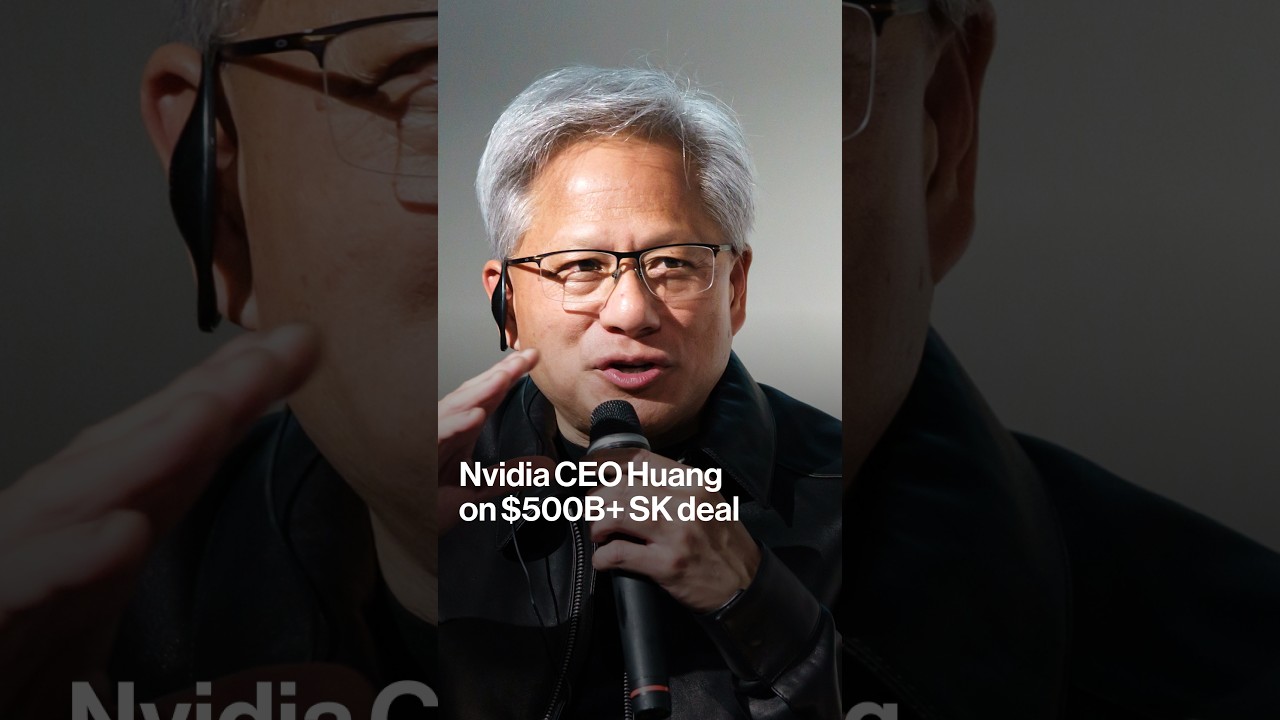 Гендиректор Nvidia Хуан о сделке с SK на сумму более $500 млрд #shorts #huang #jensenhuang #nvidi...