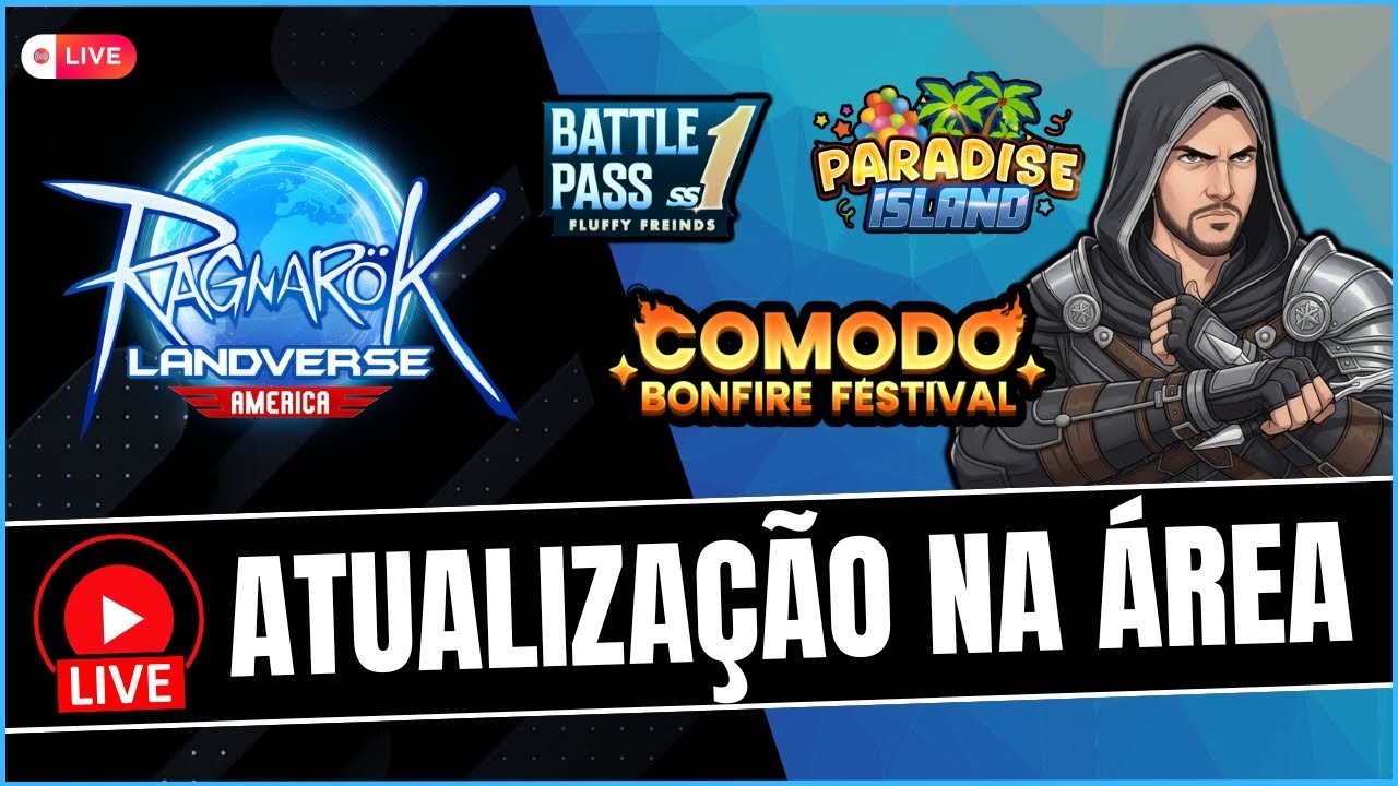 Atualização na Área !🔴 RAGNAROK LANDVERSE AMERICAS | Battlepass + Fim da Cenoura