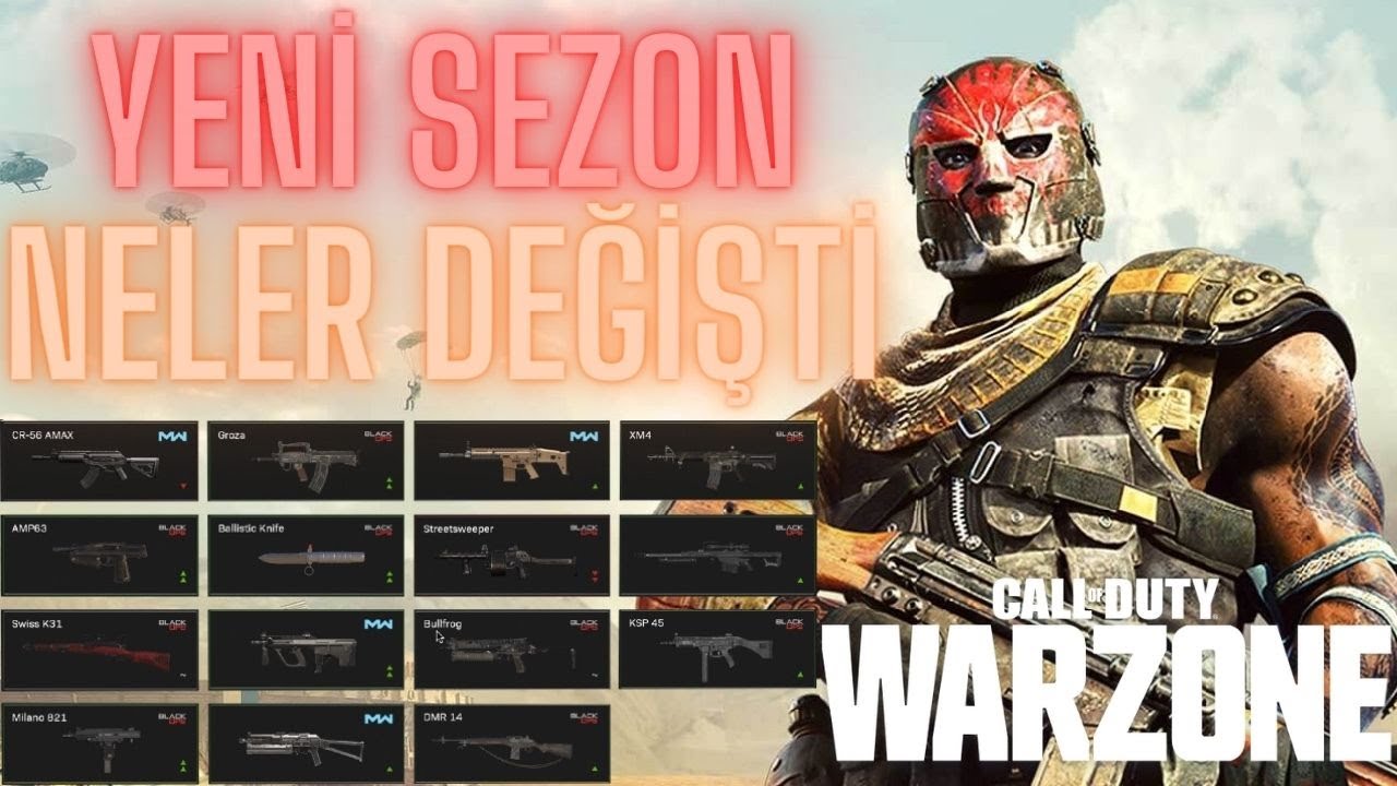 WARZONE YENİ SEZON 4 UPDATE! Değişen Silah ve Attachment Özellikleri İnceleme | Türkçe |