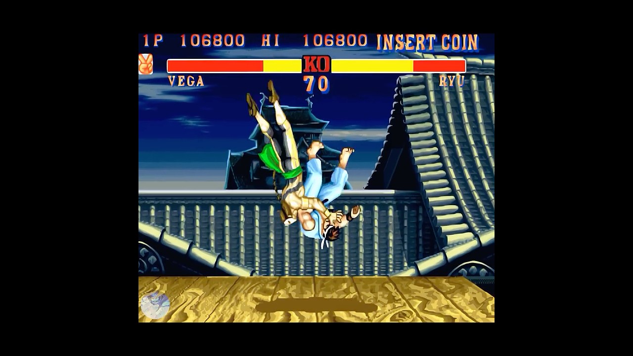 STREET FIGHTER II - VEGA vs RYU | INSANE TIGHT MATCH! #Shorts