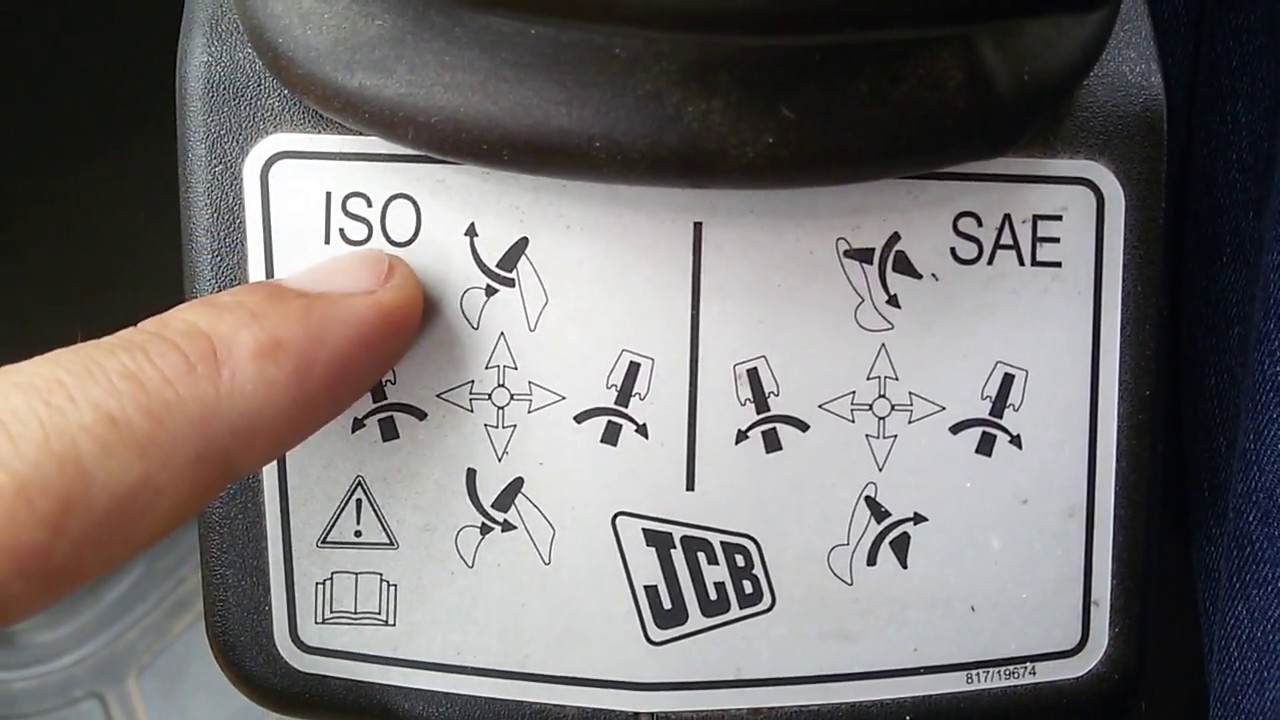 Joysticks JCB меняем управление местами
