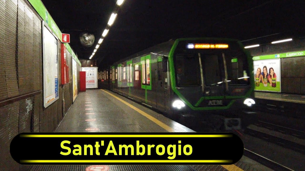 Metro Station Sant'Ambrogio - Milan 🇮🇹 - Walkthrough 🚶