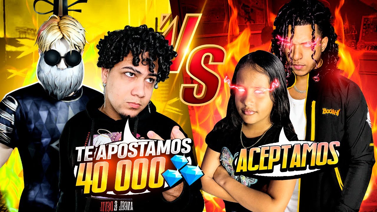Angi Fire Y Su Hermano VS The Nino Y Dejavu 😱 Por 40,000 Diamantes !!