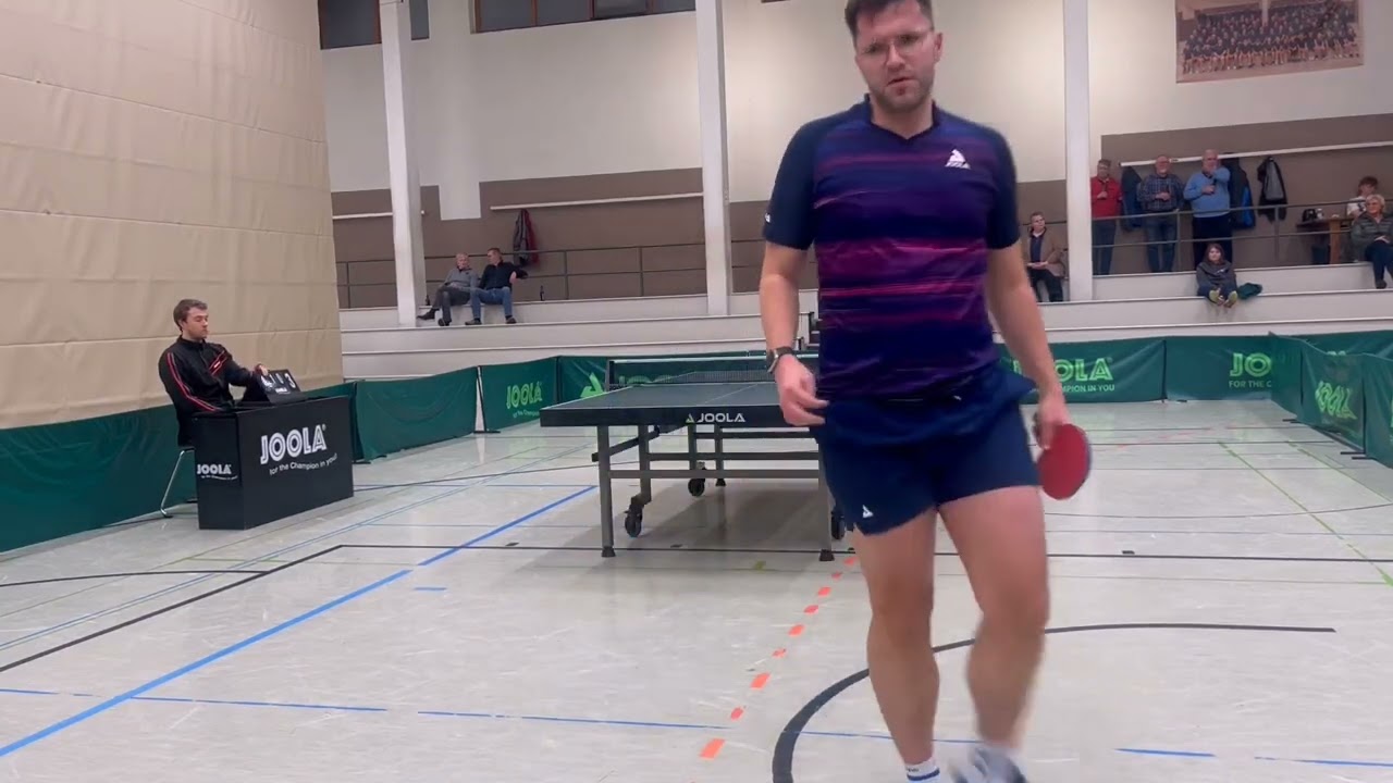 TT-Oberliga 2025: Jonathan Habekost (SF Oesede) - Jacob Martin (TV Hude