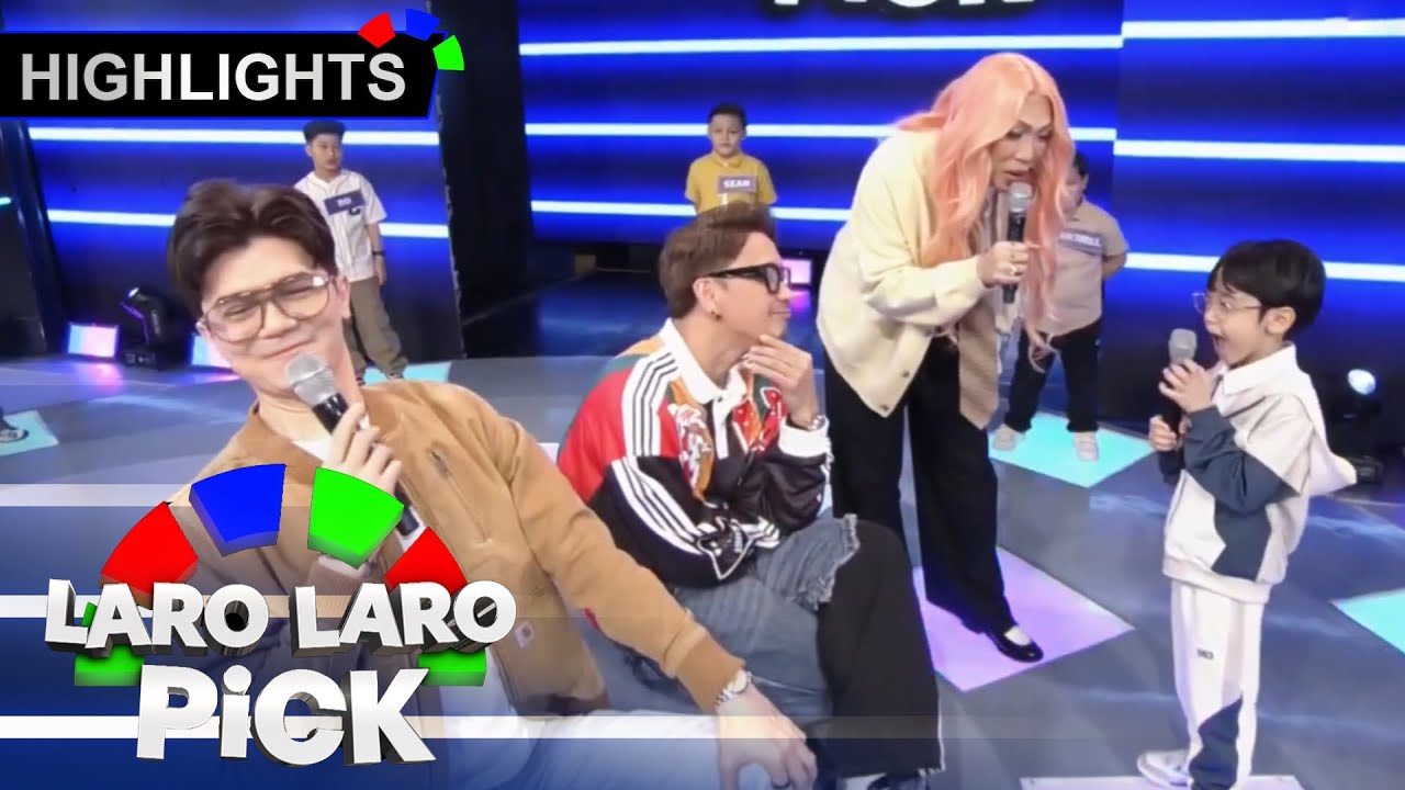 Lucas, nahirapan mamili kung sino ang pogi kina Jhong at Vhong | It’s Showtime | Laro Laro Pick