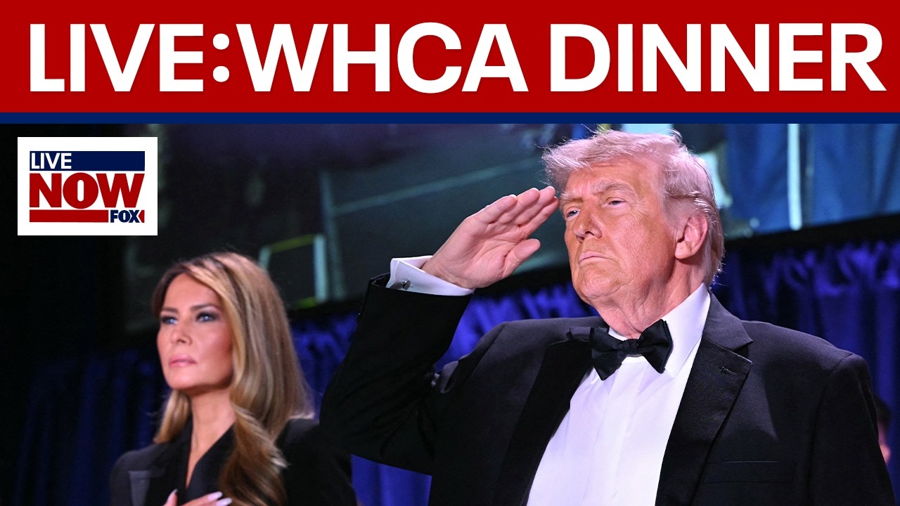 LIVE: Trump attends rescheduled White House Correspondents' dinner after shooting