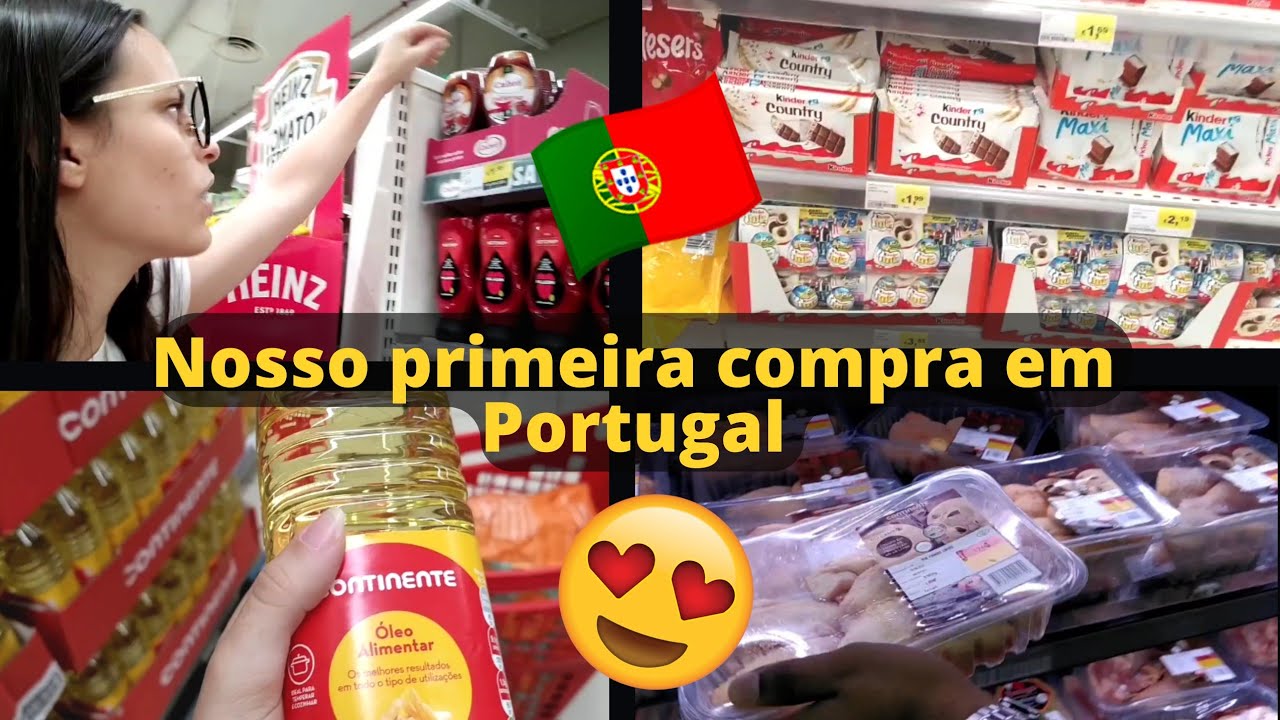 Organizando o lugar que vamos morar + Nossa primeira compra no mercado continente em Portugal