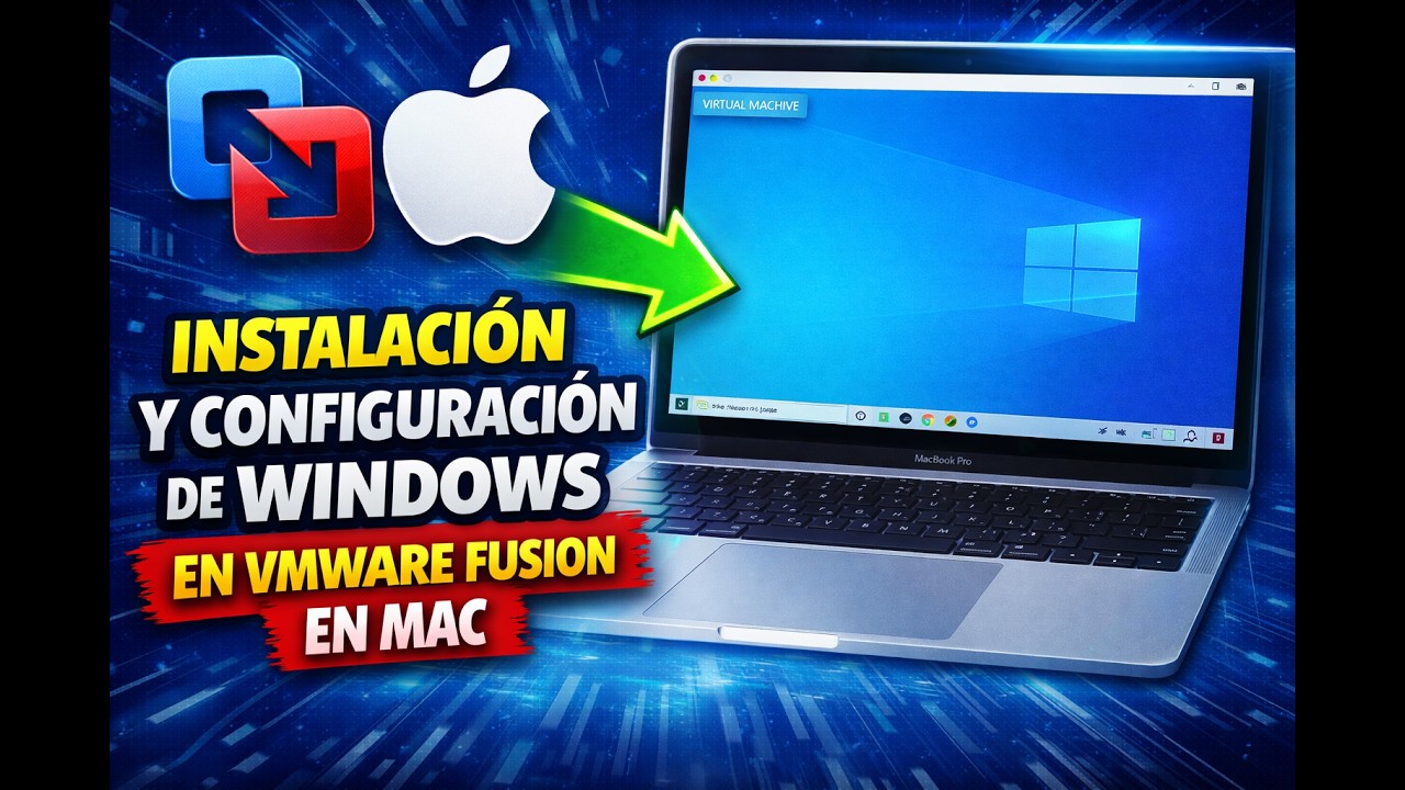 Instalación y configuración de Windows 10 en Wmware Fusión (máquina virtual)en Mac