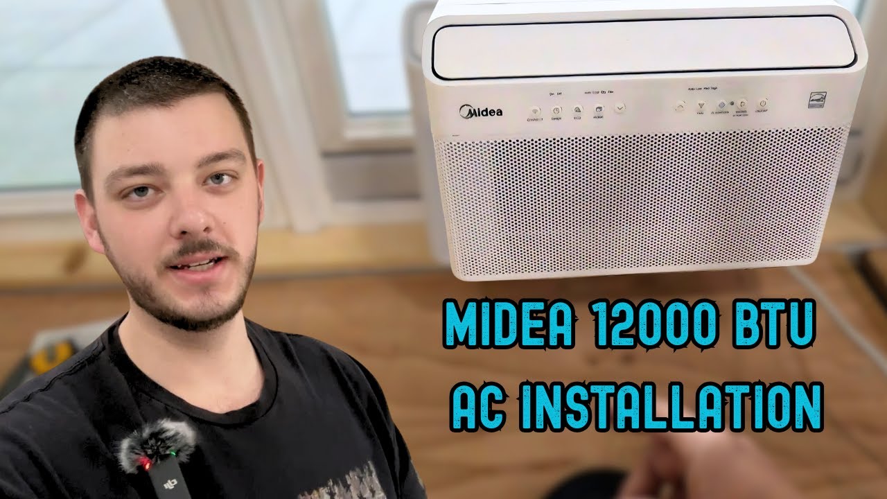 Midea U Window AC Complete Installation |12,000 BTU 2025 Model - DIY, Step-by-step Guide