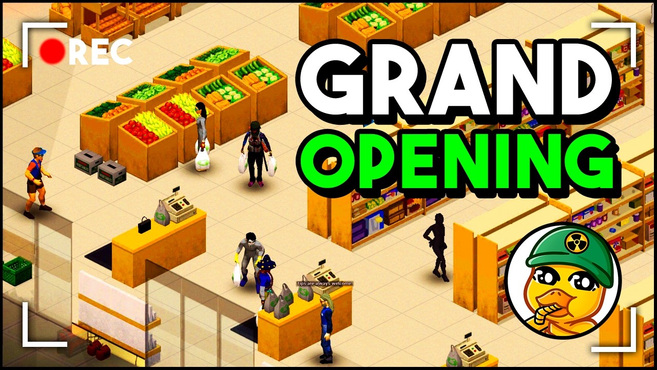 Opening A Gigamart In Project Zomboid Multiplayer - The Grand Opening!