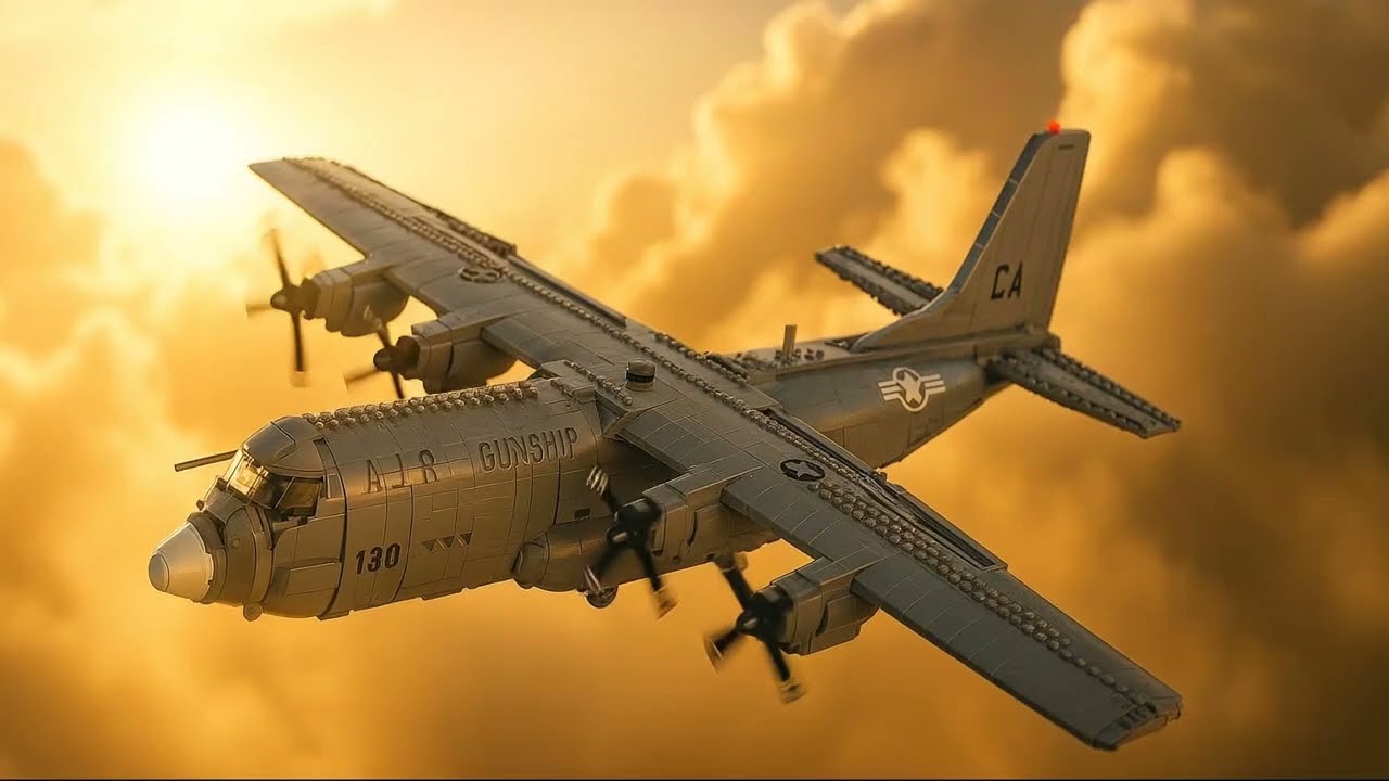 Build the Legendary AC-130 Hercules Gunship | General Jim&rsquo;s Building Blocks Set
