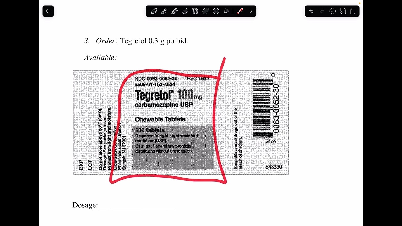 Dosage Calculations Using Medication labels  (Nursing NCLEX-rn) #mathmadeeasy