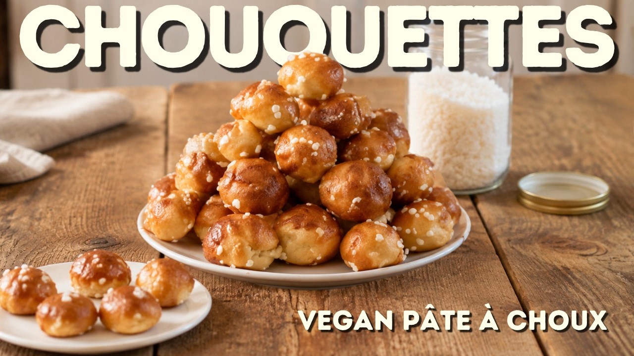 🇫🇷 Chouquette Chronicles: A Vegan Twist on the French Pastry Royalty!