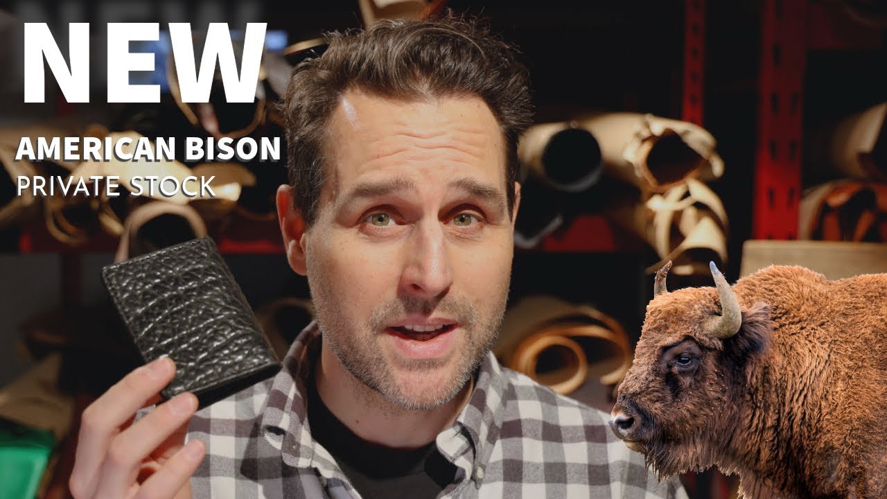 🦅 NEW American Bison Leather