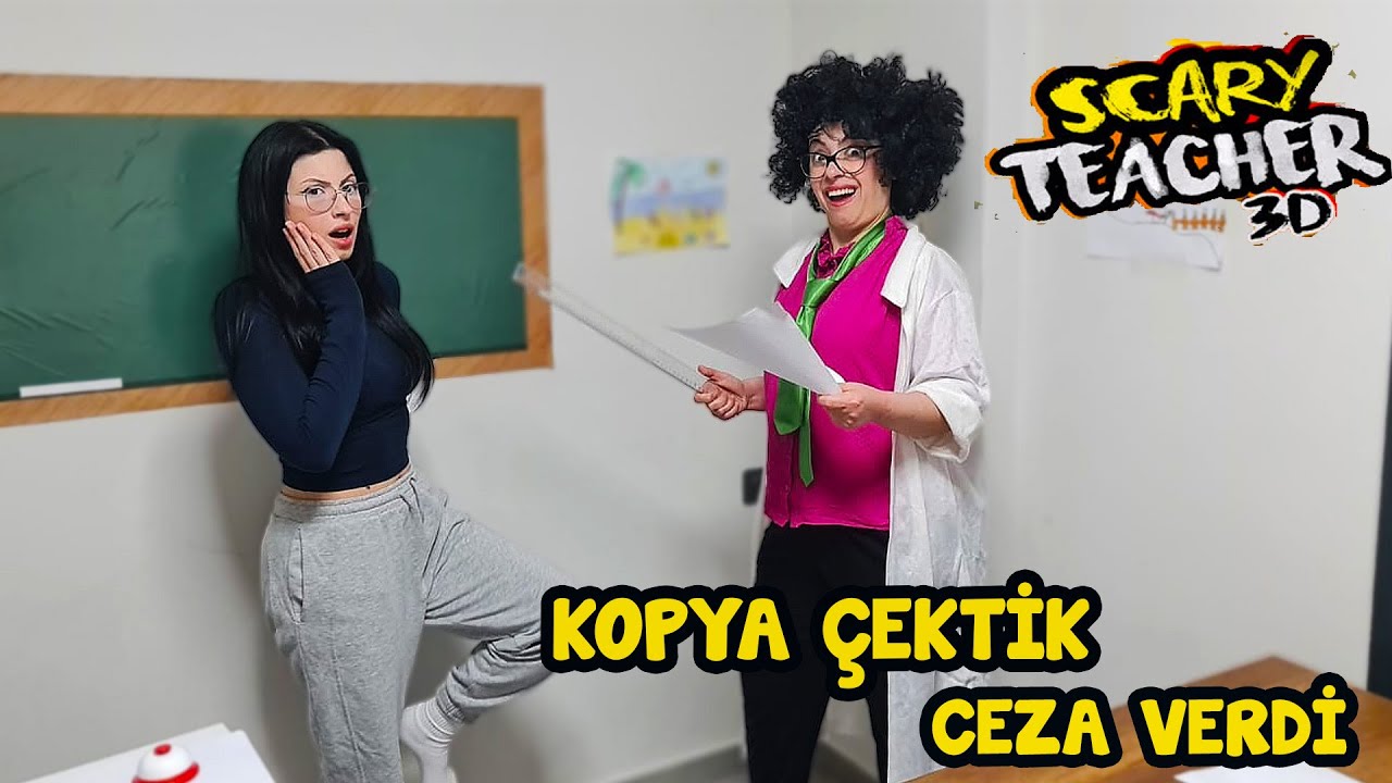 GERÇEK HAYATTA SCARY TEACHER'IN DERSİNDE KOPYA ÇEKTİK | EYLÜL LAL