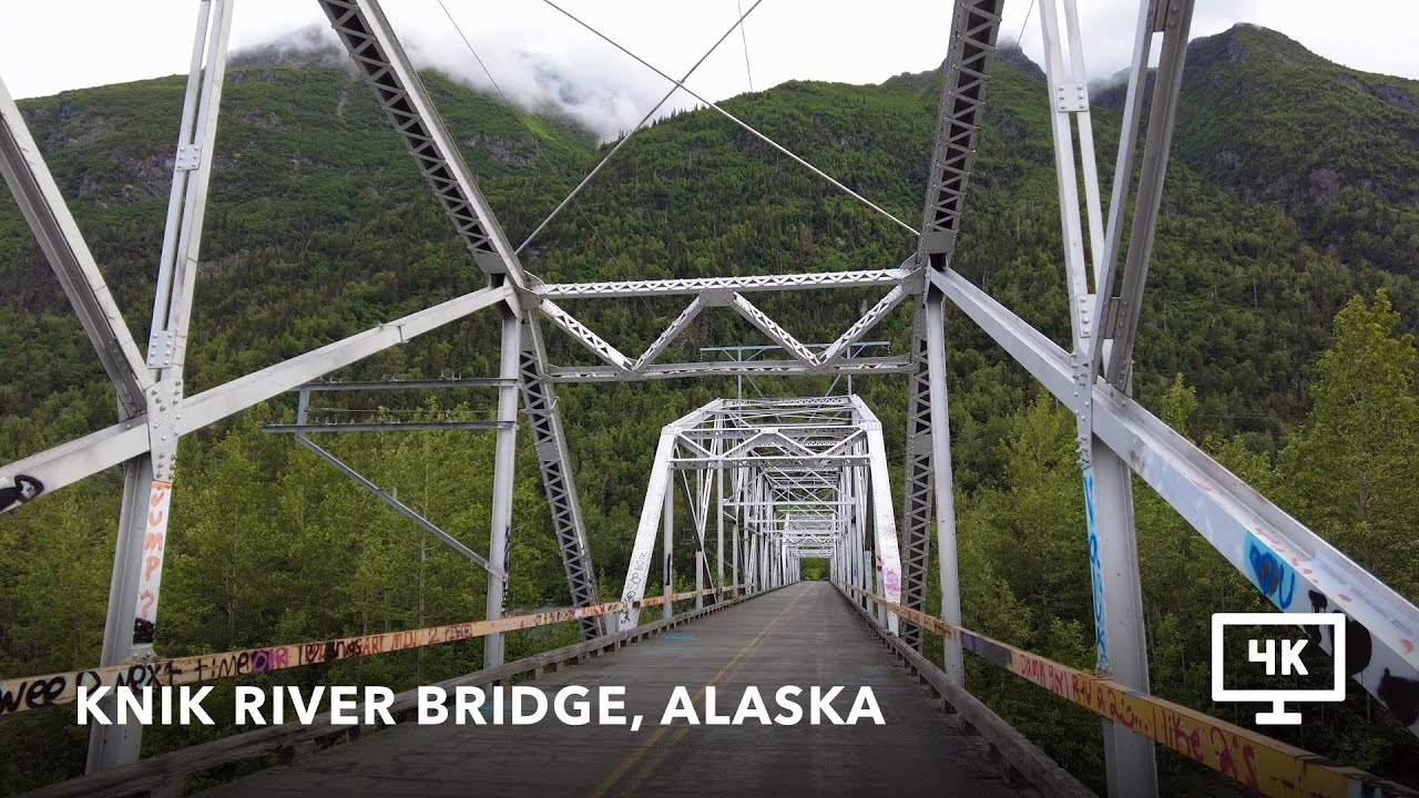 Knik River, Alaska | Walking Tour 4K 60fps