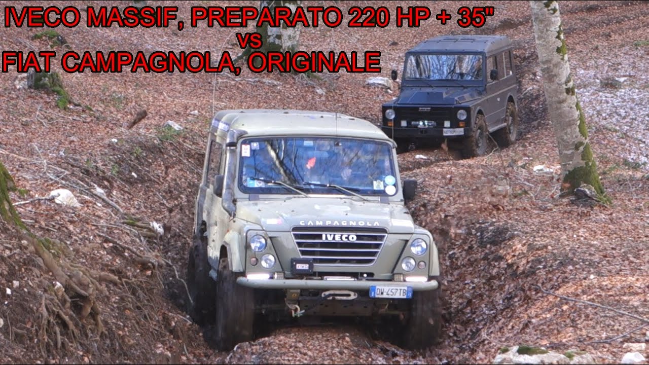 IVECO MASSIF CAMPAGNOLA, подготовленный VS FIAT 1107A CAMPAGNOLA, оригинал - часть 1