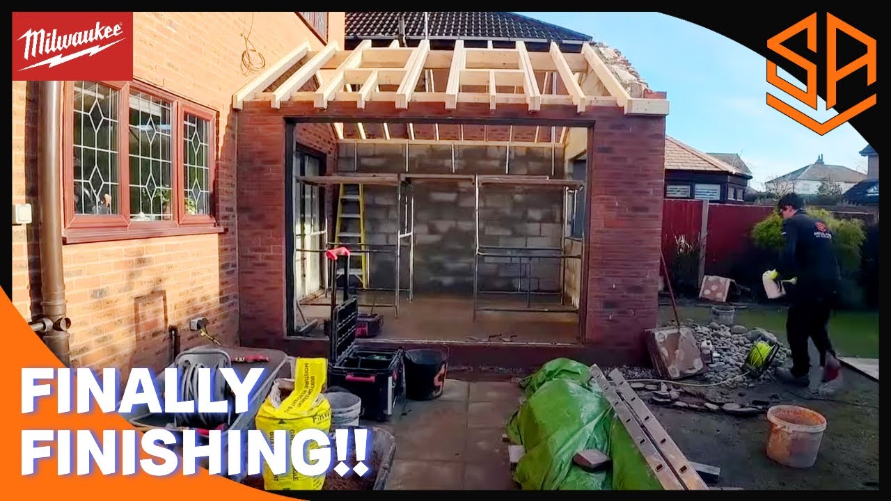 WE FINALLY MADE IT !!... CONSERVATORY TO EXTENSION COMPLETE PT 11