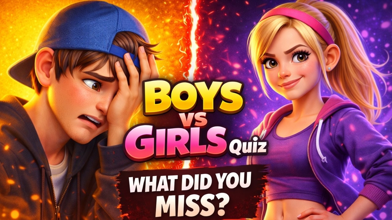 This Stress Quiz Looks Easy… Until It Isn’t | Boys vs Girls ⚠️