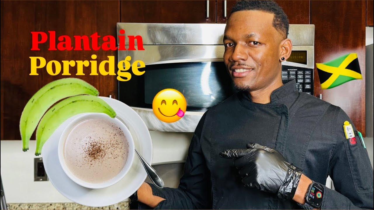 Jamaican Breakfast Plantain Porridge Recipe | Creamy & Delicious! 🇯🇲