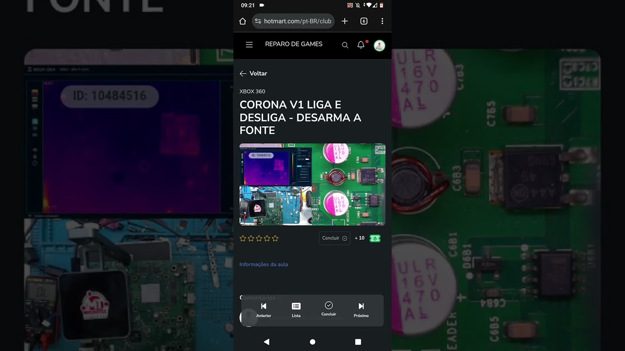 XBOX 360 CORONA V1 LIGA E DESLIGA - DESARMA A FONTE