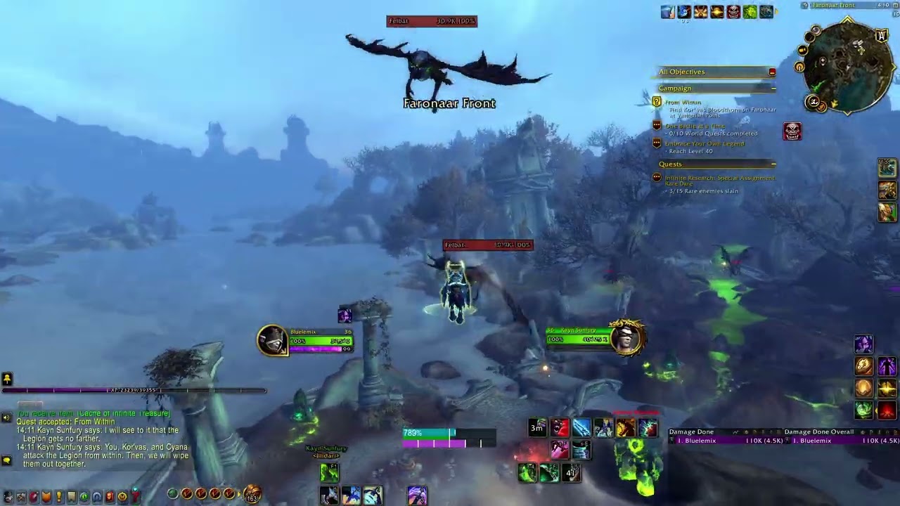 WoW Война Внутри - Патч Legion Remix 11.2.5 Задание: Изнутри