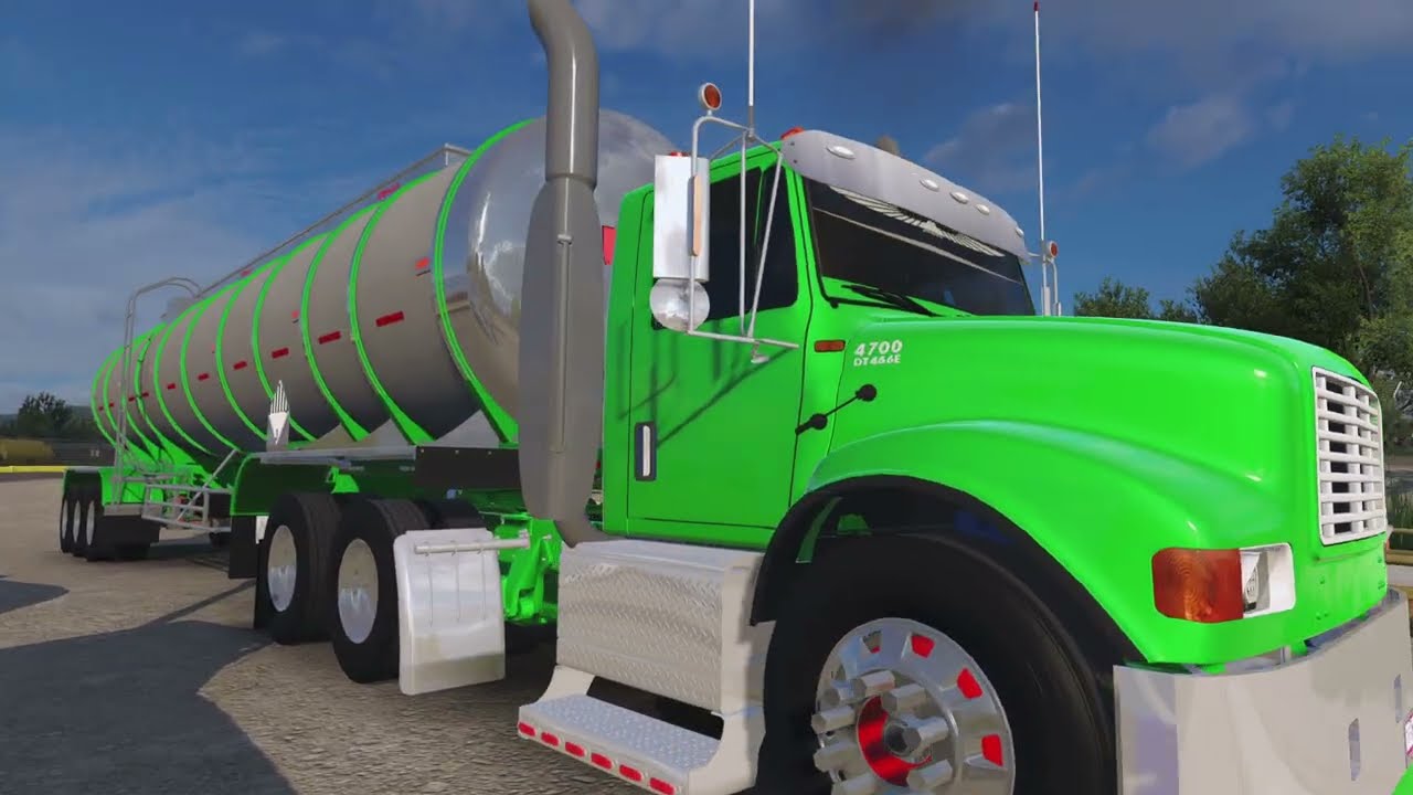 International 4700 llevando acm a mariquita / Colombia real map / american truck simulator 