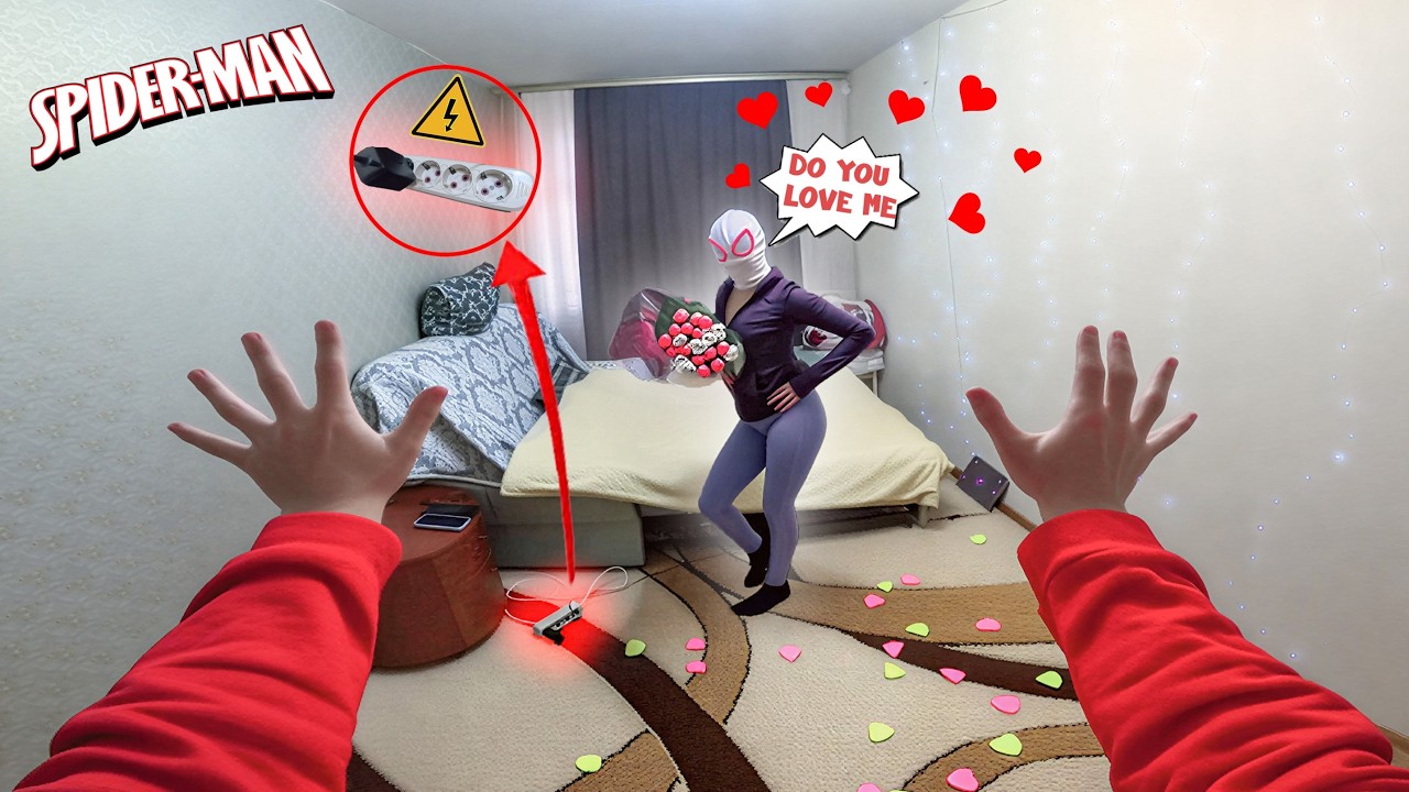 SPIDER-MAN TRIED TO IMPRESS SPIDER-GWEN ON VALENTINE’S DAY| BIG MISTAKE! (Funny POV Special Episode)