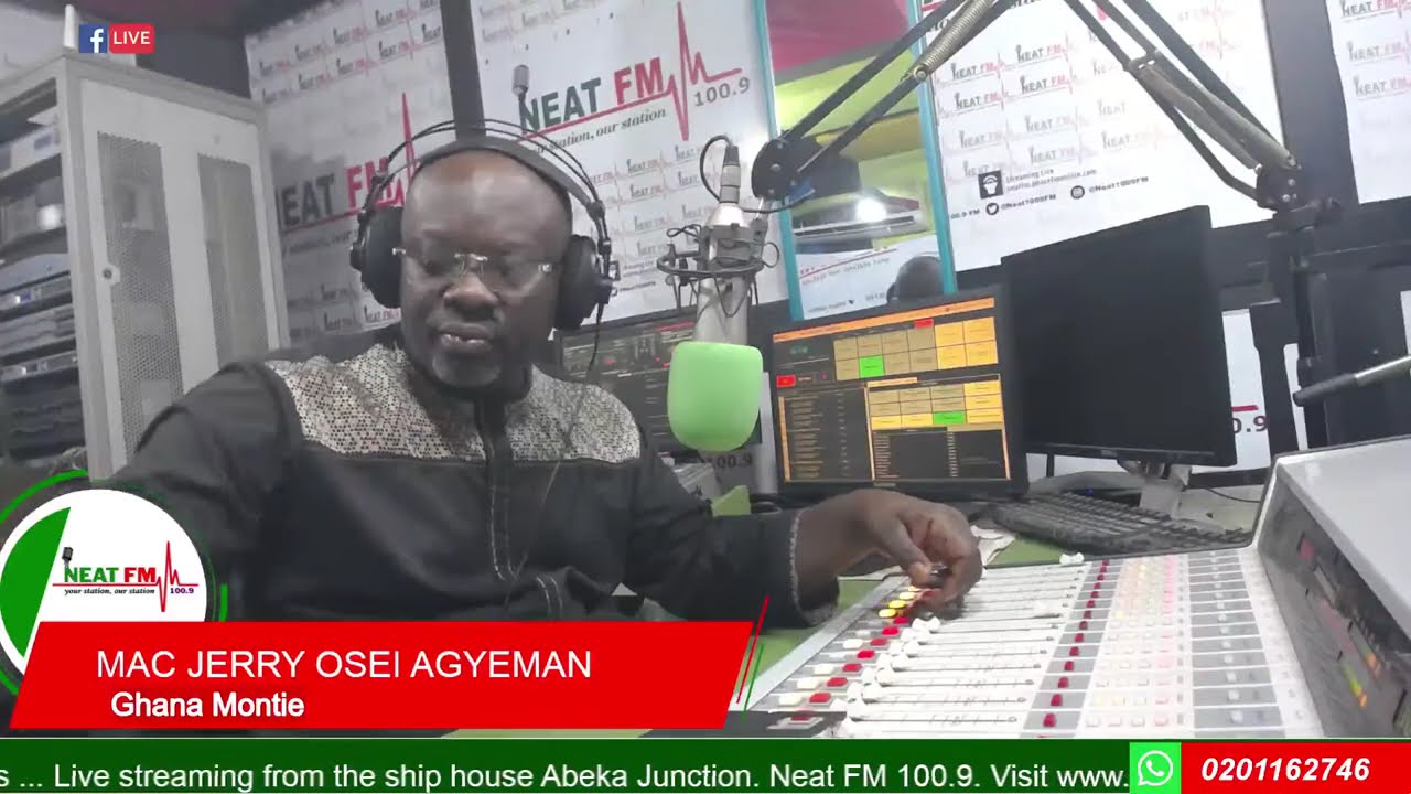 GHANA MONTIE WITH MAC JERRY OSEI AGYEMAN on NEAT 100.9 FM   29/01/2026