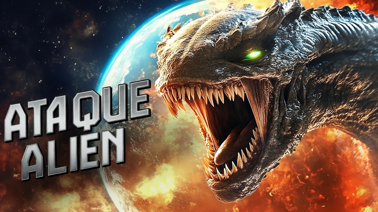 Ataque Alien FILME COMPLETO DUBLADO | Filmes de Monstros Gigantes | Noite de Filmes