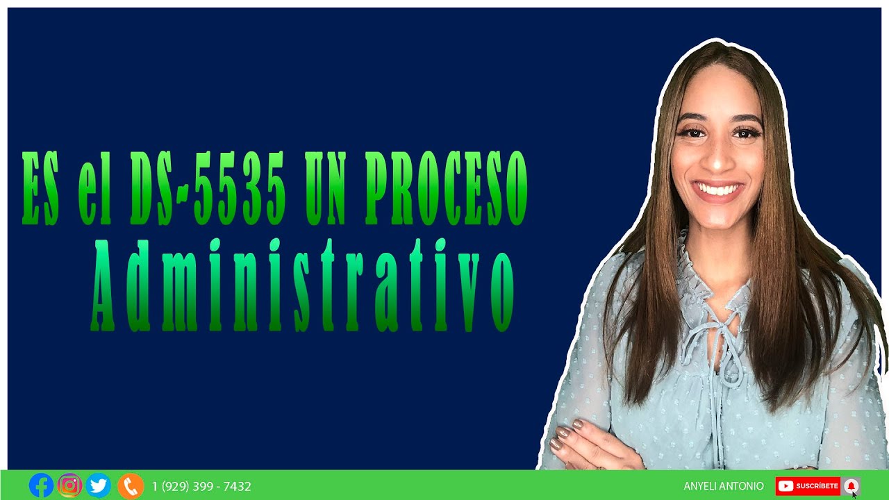 ¿CONOCES DEL DS-5535?   Infórmate aquí !!!