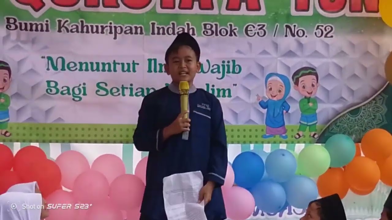 Drama musikal kelas Ba TPQ Qurrota A'yun 