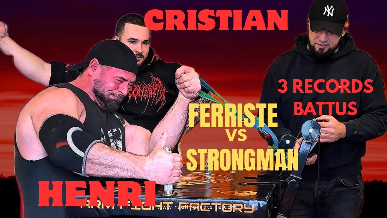 MCARM TEST•4 Henri et Cristian Ferriste vs Strongman 