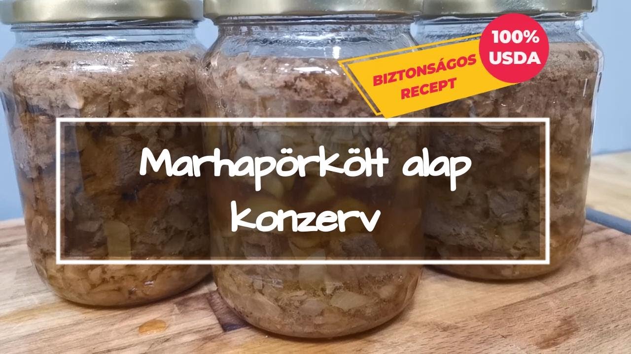 P&ouml;rk&ouml;ltkonzerv k&eacute;sz&iacute;t&eacute;se h&aacute;zilag - biztons&aacute;gos elj&aacute;r&aacute;s