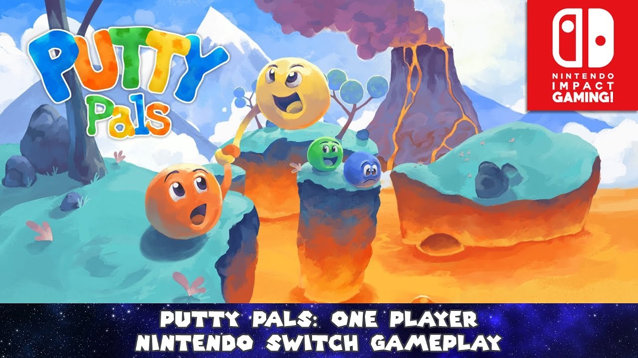 Putty Pals: One Player Nintendo Switch Gameplay