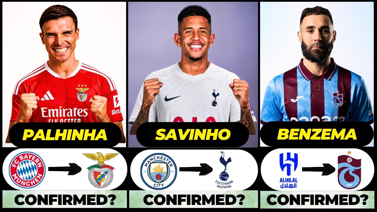 🚨 NEW CONFIRMED TRANSFERS & RUMOURS! 🚨🔥 ft. Savinho, Palhinha, Benzema... etc