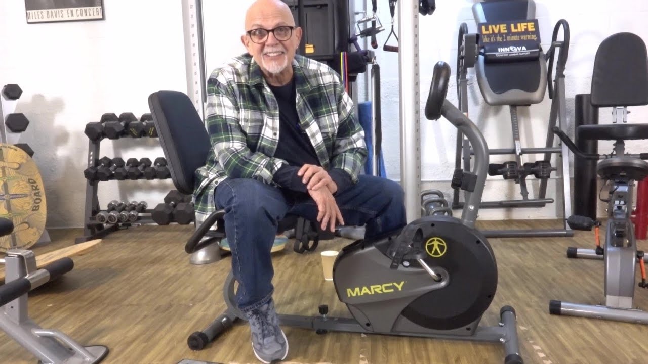 Magnetic Recumbent Bike by Marcy with Adjustable Resistance