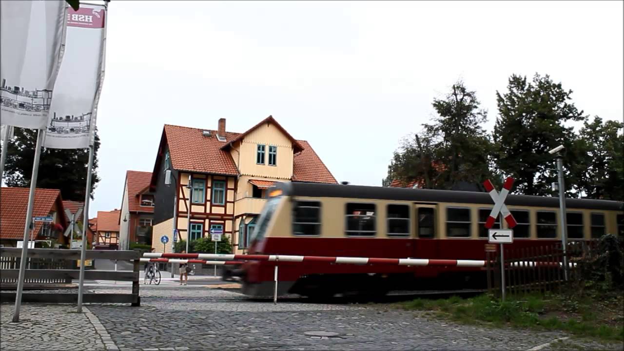 Bahnübergänge Wernigerode  I  Harzquerbahn  I  Spoorwegovergangen Wernigerode