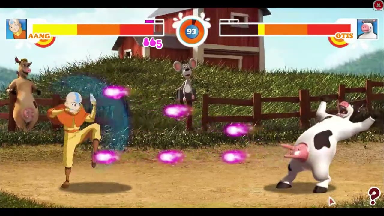 Super Brawl Summer Aang vs Otis
