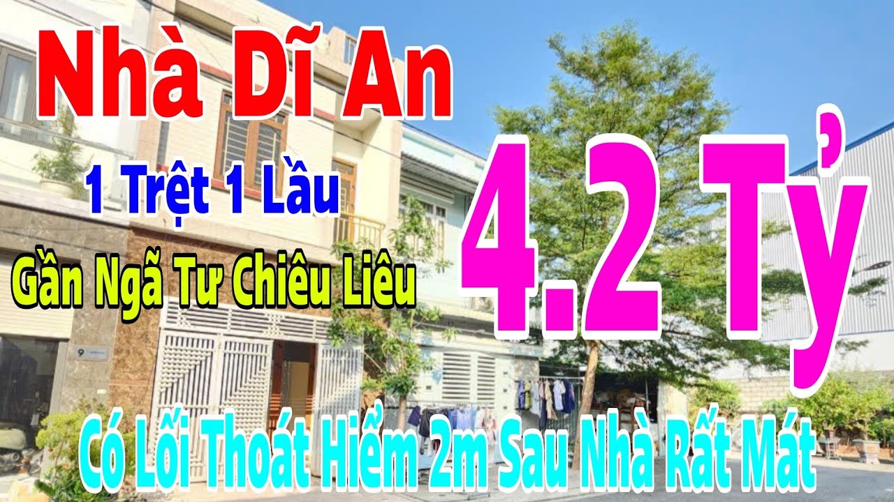 (1262) Nhà Này Có Lối Thoát Hiểm Sau Nhà Mát Mẻ, KDC Đẹp Vỉa Hè Cây Xanh