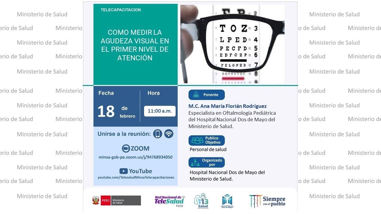 COMO MEDIR LA AGUDEZA VISUAL EN EL PRIMER NIVEL DE ATENCIÓN