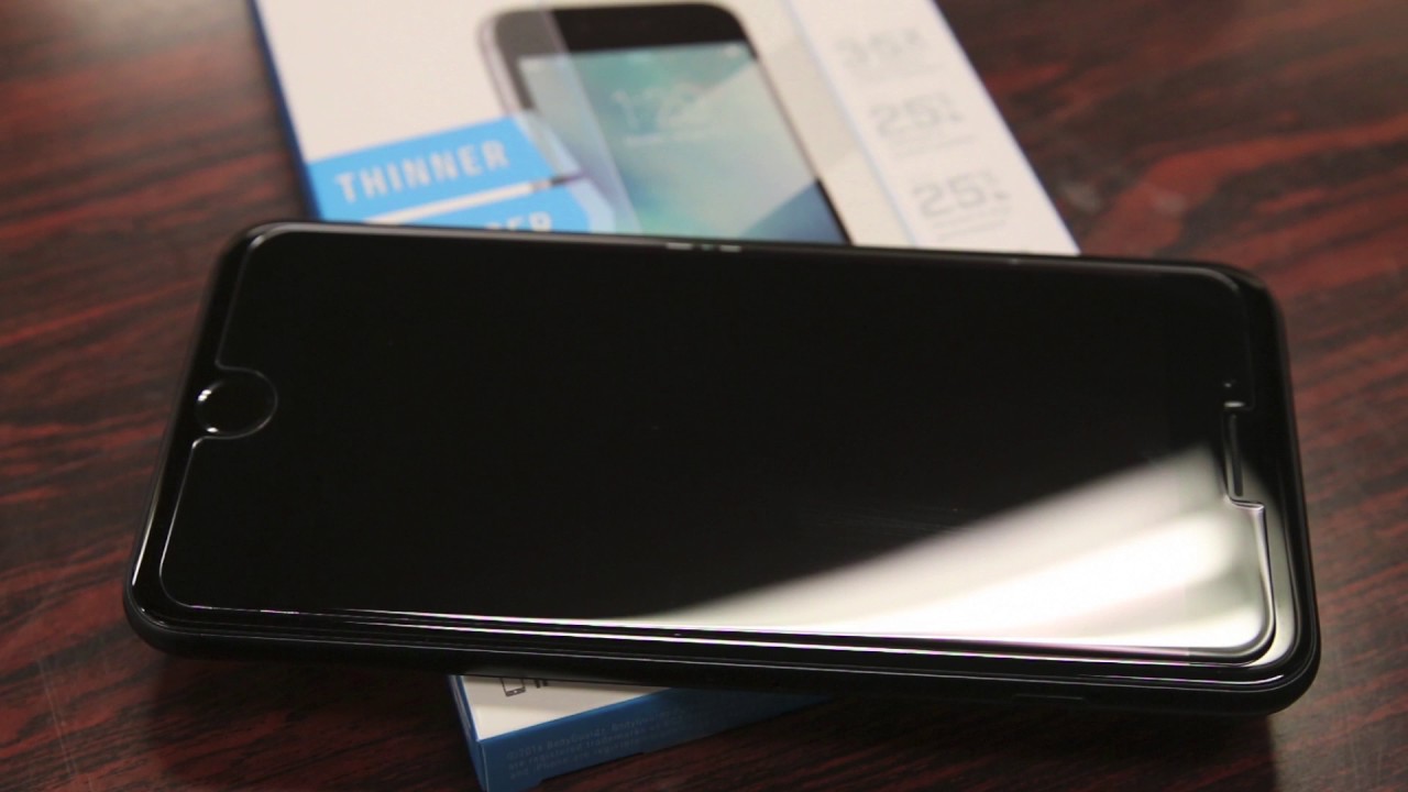 Bodyguardz Pure Glass classic Screen Shield - iPhone 7 & 7 Plus - Review / Demo