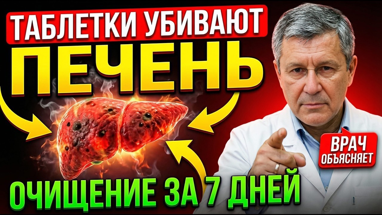ПЕЧЕНЬ ОЖИВЕТ ПОСЛЕ 60! Убираем последствия лекарств и снижаем холестерин | ДОКТОР РЕКОМЕНДУЕТ