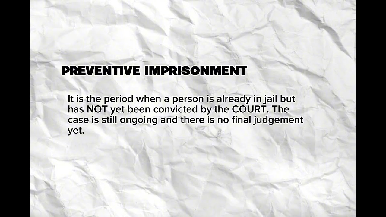 RA 10592 or GOOD CONDUCT AND TIME ALLOWANCE LAW.