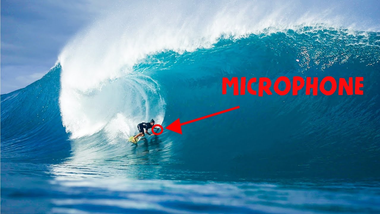 Поднял микрофон, сёрфинг, брутальный PIPELINE! Как он звучит!? (Wipeouts + Wave Impact Zone!)